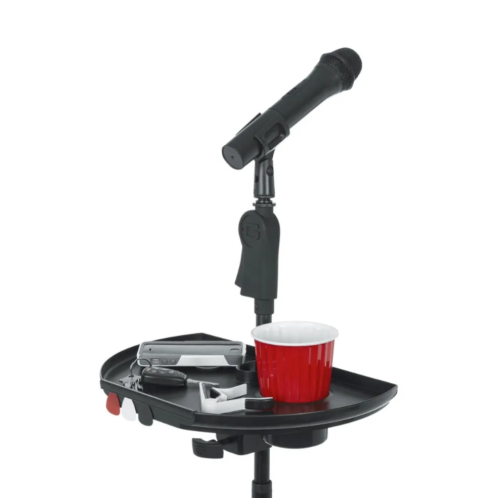 Gator Frameworks GFW-MICACCTRAYXL Extra Large Microphone Stand Accessory Tray
