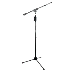 Gator GFW-MIC-2100 Deluxe Tripod Mic Stand + MIC-0020 Telescoping Boom Arm Bundle