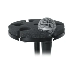 Gator GFW-MIC-6TRAY Multi Microphone Tray Designed To Hold 6 Mics