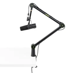 Gator SH-BROADCAST1 Shure Deluxe Articulating Desktop Mic Boom Stand