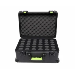 Gator SH-MICCASE30 Shure Molded Case w/ Drops for (30) Mics - TSA Latch
