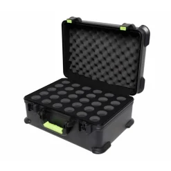 Gator SH-MICCASE30 Shure Molded Case w/ Drops for (30) Mics - TSA Latch