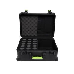 Gator SH-MICCASE15 Shure Molded Case w/ Drops for (15) Mics - TSA Latch
