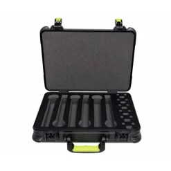 Gator SH-MICCASEW06 Shure Molded Case for (6) Wireless Mics - TSA Latch