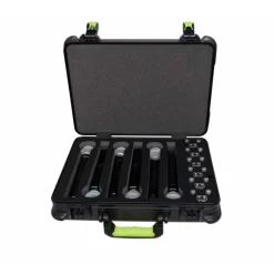 Gator SH-MICCASEW06 Shure Molded Case for (6) Wireless Mics - TSA Latch