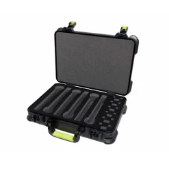 Gator SH-MICCASEW06 Shure Molded Case for (6) Wireless Mics - TSA Latch