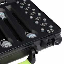 Gator SH-MICCASEW06 Shure Molded Case for (6) Wireless Mics - TSA Latch