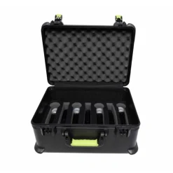 Gator SH-MICCASEW07 Shure Molded Case for (7) Wireless Mics – TSA Latch