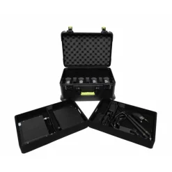 Gator SH-MICCASEW07 Shure Molded Case for (7) Wireless Mics – TSA Latch