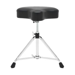 Gibraltar 6600 Series Double Braced Motostyle Drum Throne in Black