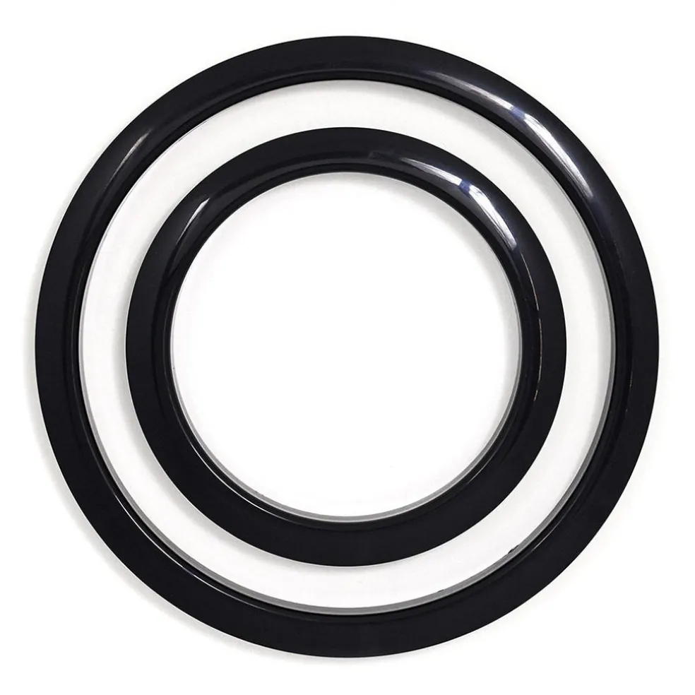 Gibraltar Port Hole Protector Ring 4-inch Black Finish