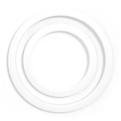 Gibraltar Port Hole Protector Ring 4-inch White Finish