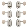 Gibson - Deluxe White Button Tuner Set - Vintage Nickel