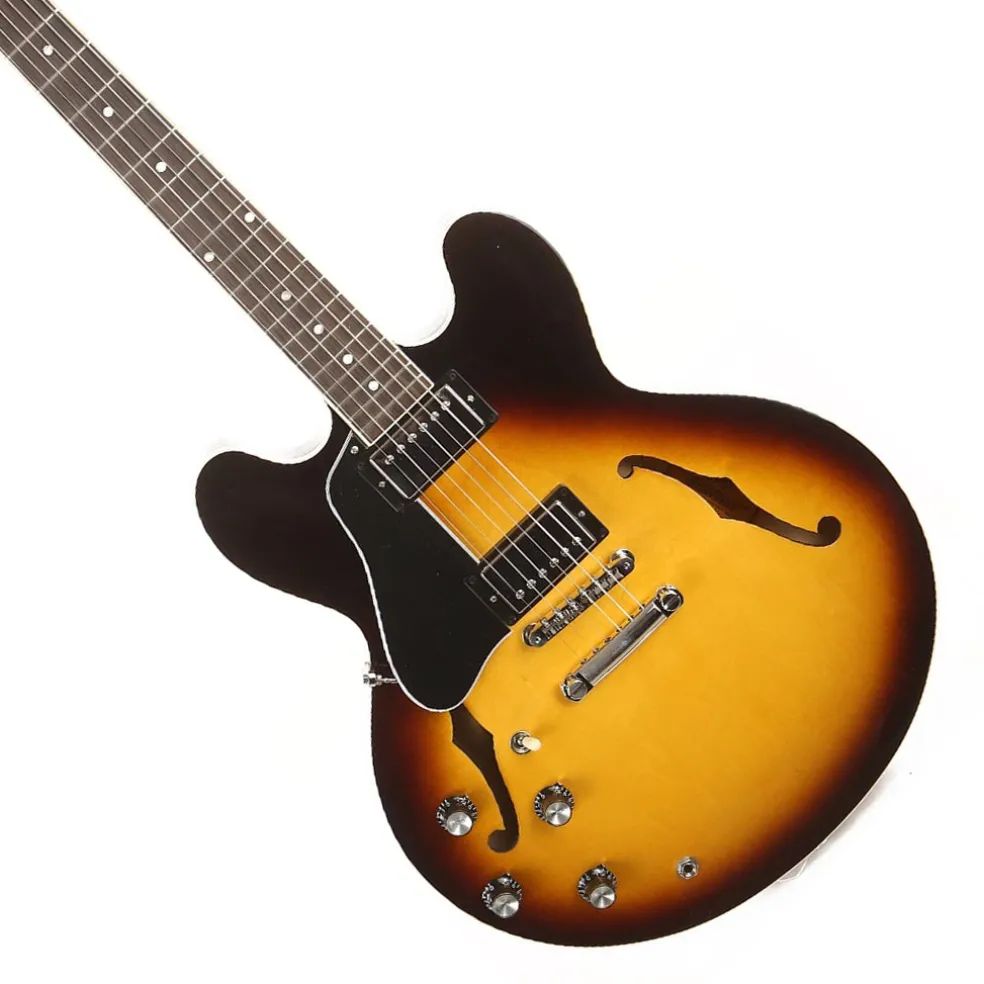 Gibson - ES-335 Electric Guitar Left-Handed - Vintage Burst