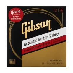 Gibson Coated PHOS Bronze AC Strings MED 13-56