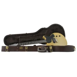 Gibson Custom Shop - 1958 Les Paul Junior Double-Cut DC Re-issue VOS - TV Yellow