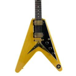 Gibson Custom Shop '58 Korina Flying V - Black Guard