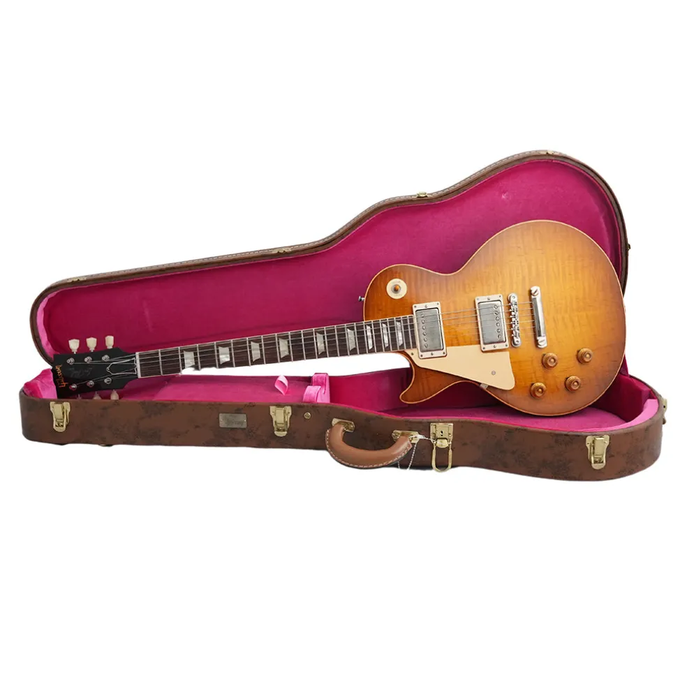 Gibson Custom Shop '59 Les Paul Standard - Left Handed - Ultra Light - Golden Poppy