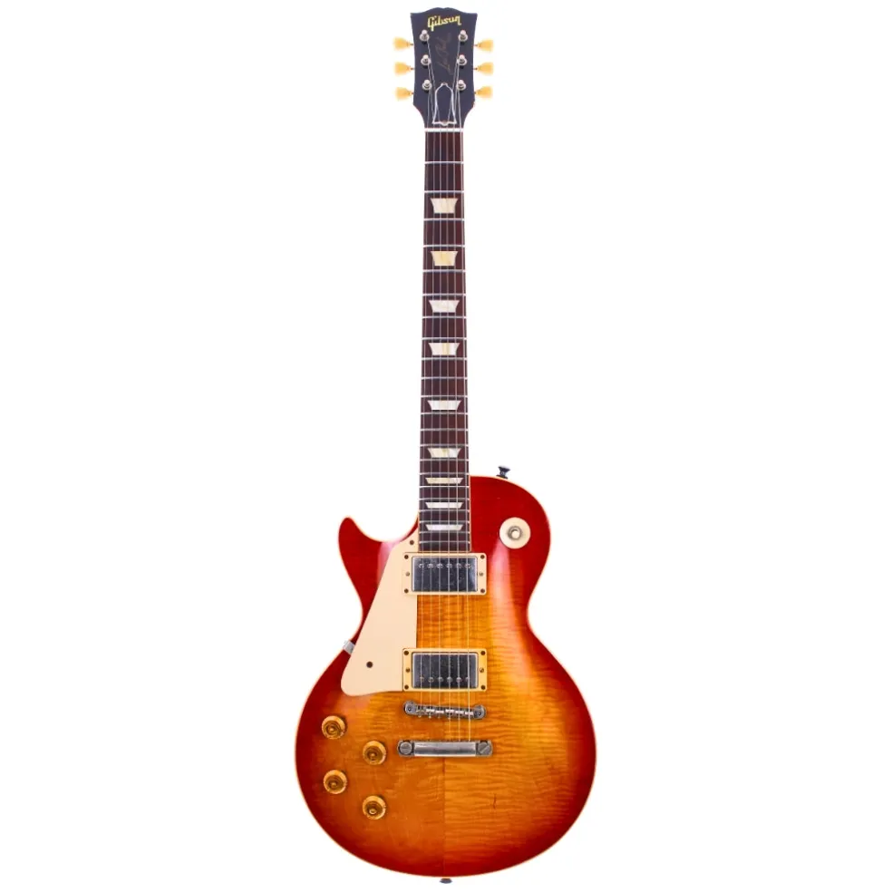 Gibson Custom Shop 59 Les Paul Standard Left Handed - Washed Cherry Burst