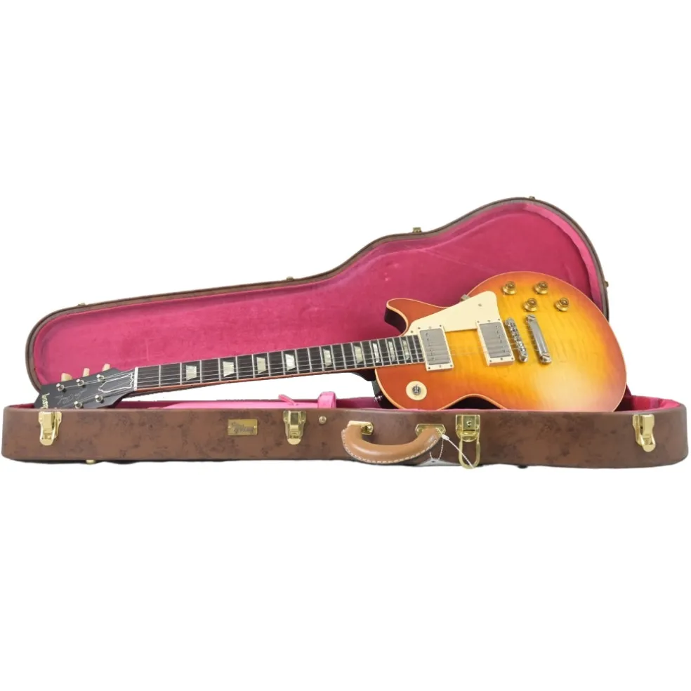 Gibson Custom Shop '59 Les Paul Standard Reissue - VOS Washed Cherry Sunburst