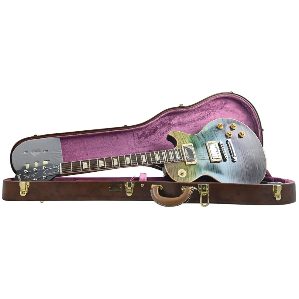 Gibson Custom Shop Les Paul Standard Rock Top - Trans Geode