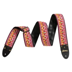 Gibson Dog GTR Strap & Collar Set Pink MD 18-27KG