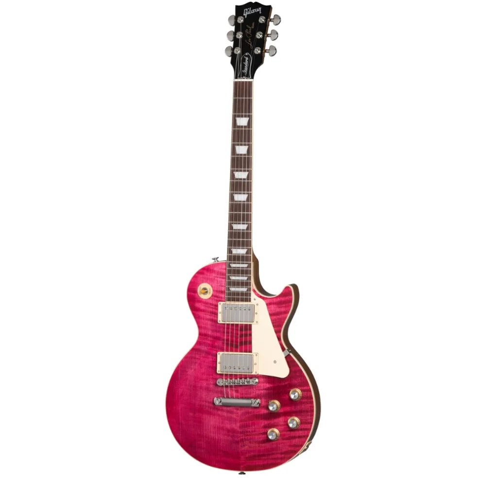 Gibson Les Paul Standard 60s Electric Guitar - Translucent Fuchsia