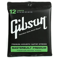 Gibson Masterbuilt Acoustic Strings Phosphor Bronze - 12-53