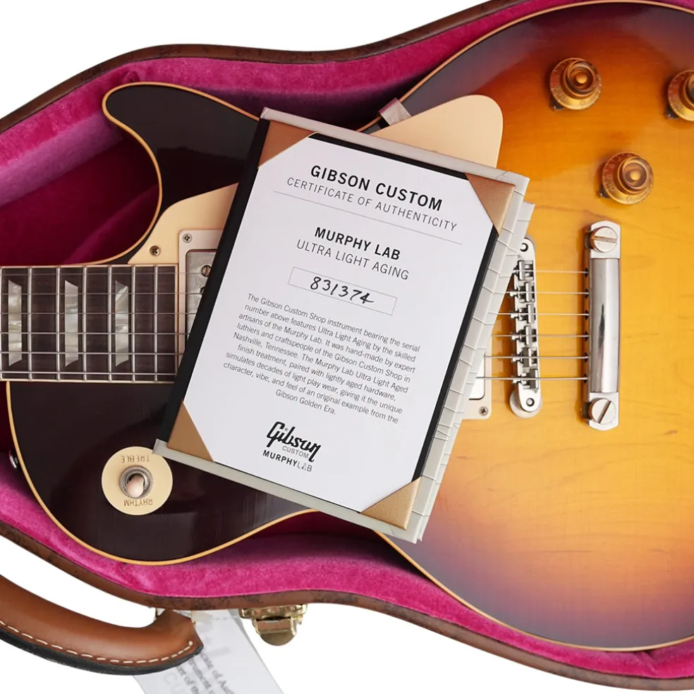 Gibson Murphy Lab 58 Les Paul Standard - Ultra Light Aged Bourbon Burst