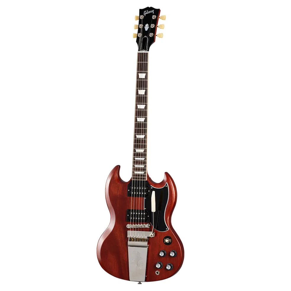 Gibson SG Standard Faded 61 Maestro Vibrola - Vintage Cherry Burst