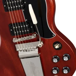 Gibson SG Standard Faded 61 Maestro Vibrola - Vintage Cherry Burst