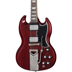 Gibson 60th Anniversary 1961 Les Paul SG Standard With Sideways Vibrola - Cherry Red