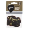Gibson Tortoise Picks 12 Pack Medium
