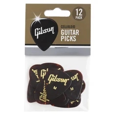 Gibson Tortoise Picks 12 Pack Medium