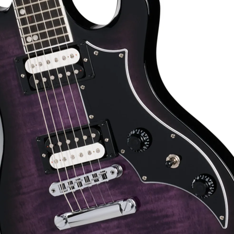 Gibson Victory Figured Top Electric Guitar - Dark Purple Burst