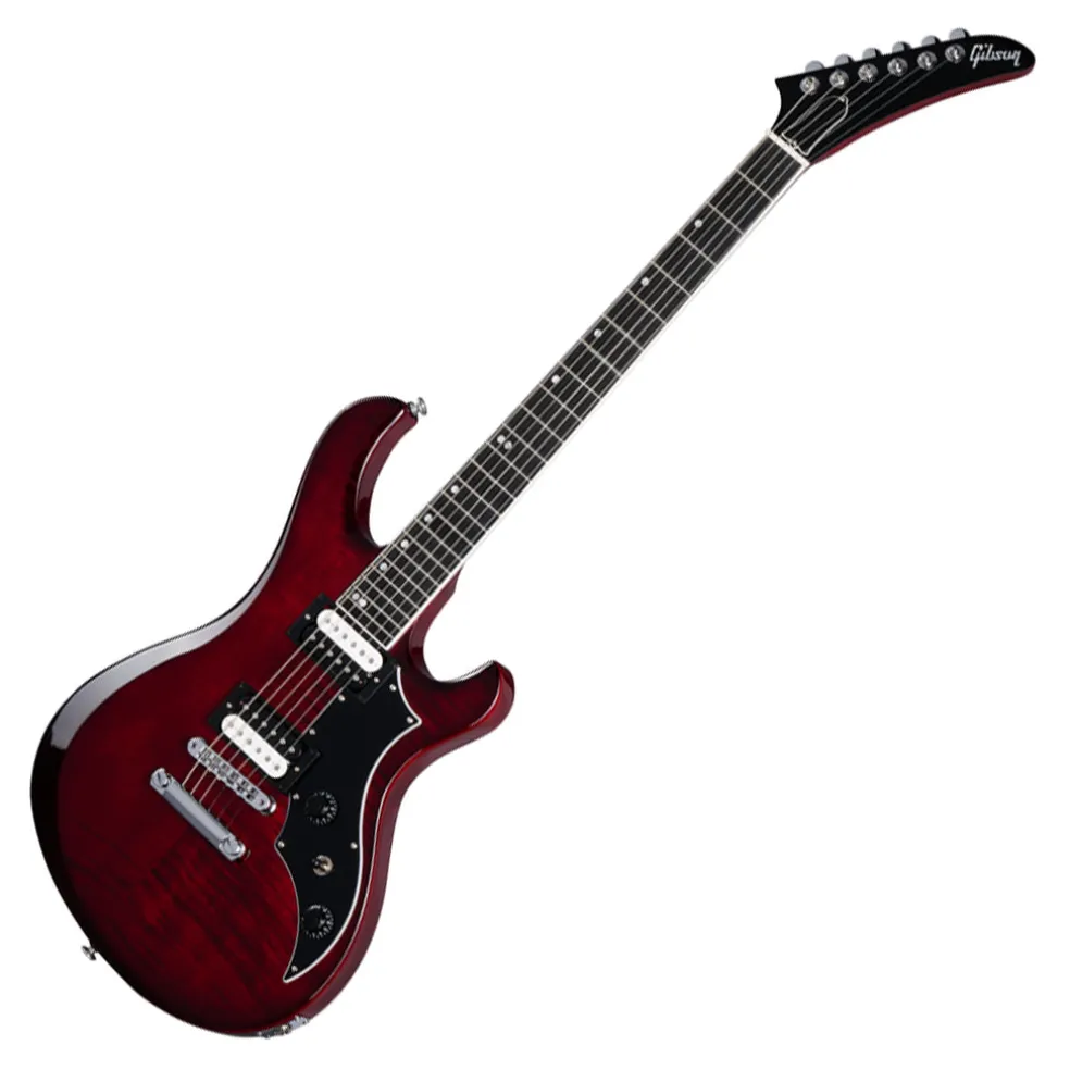 Gibson Victory Figured Top Wine Red