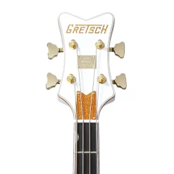 G6136LSB White Falcon™ Bass, 34" Scale, Ebony Fingerboard, White