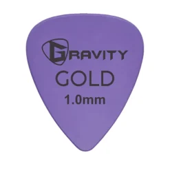 Gravity Picks GP10PU 1.0mm Gold Series Purple