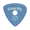Gravity Picks Tripp Big Mini Polished with Round Grip Hole Blue