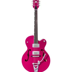 Grestch G6120T-HR Brian Setzer Signature Hot Rod Hollow Body with Bigsby - Rosewood Fingerboard - Candy Magenta