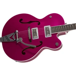 Grestch G6120T-HR Brian Setzer Signature Hot Rod Hollow Body with Bigsby - Rosewood Fingerboard - Candy Magenta