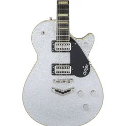 Gretsch G6229 Players Edition Jet™ BT with V-Stoptail, Rosewood Fingerboard, Silver Sparkle