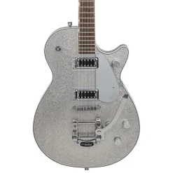 Gretsch G5230T Electromatic Sparkle Jet FT Singlecut with Bigsby Electric Guitar Laurel Fingerboard Silver Sparkle