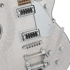 Gretsch G5230T Electromatic Sparkle Jet FT Singlecut with Bigsby Electric Guitar Laurel Fingerboard Silver Sparkle