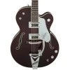 Gretsch G6119T-62 Vintage Select Edition '62 Tennessee Rose™ Hollow Body with Bigsby®, TV Jones®, Dark Cherry Stain