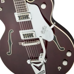 Gretsch G6119T-62 Vintage Select Edition '62 Tennessee Rose™ Hollow Body with Bigsby®, TV Jones®, Dark Cherry Stain