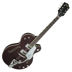 Gretsch G6119T-62 Vintage Select Edition '62 Tennessee Rose™ Hollow Body with Bigsby®, TV Jones®, Dark Cherry Stain