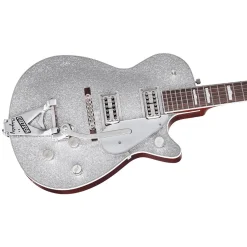 Gretsch - G6129T-89 Vintage Select 89 Sparkle Jet™ with Bigsby® - Rosewood Fingerboard - Silver Sparkle