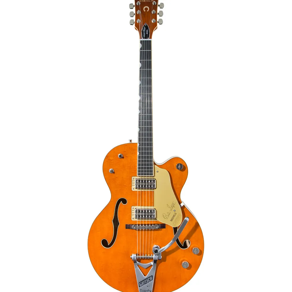 Gretsch - G6120T-BSSMK Brian Setzer Signature Nashville Hollow Body - 59 "Smoke" with Bigsby - Smoke Orange - Ebony Fingerboard