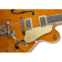 Gretsch - G6120T-BSSMK Brian Setzer Signature Nashville Hollow Body - 59 "Smoke" with Bigsby - Smoke Orange - Ebony Fingerboard